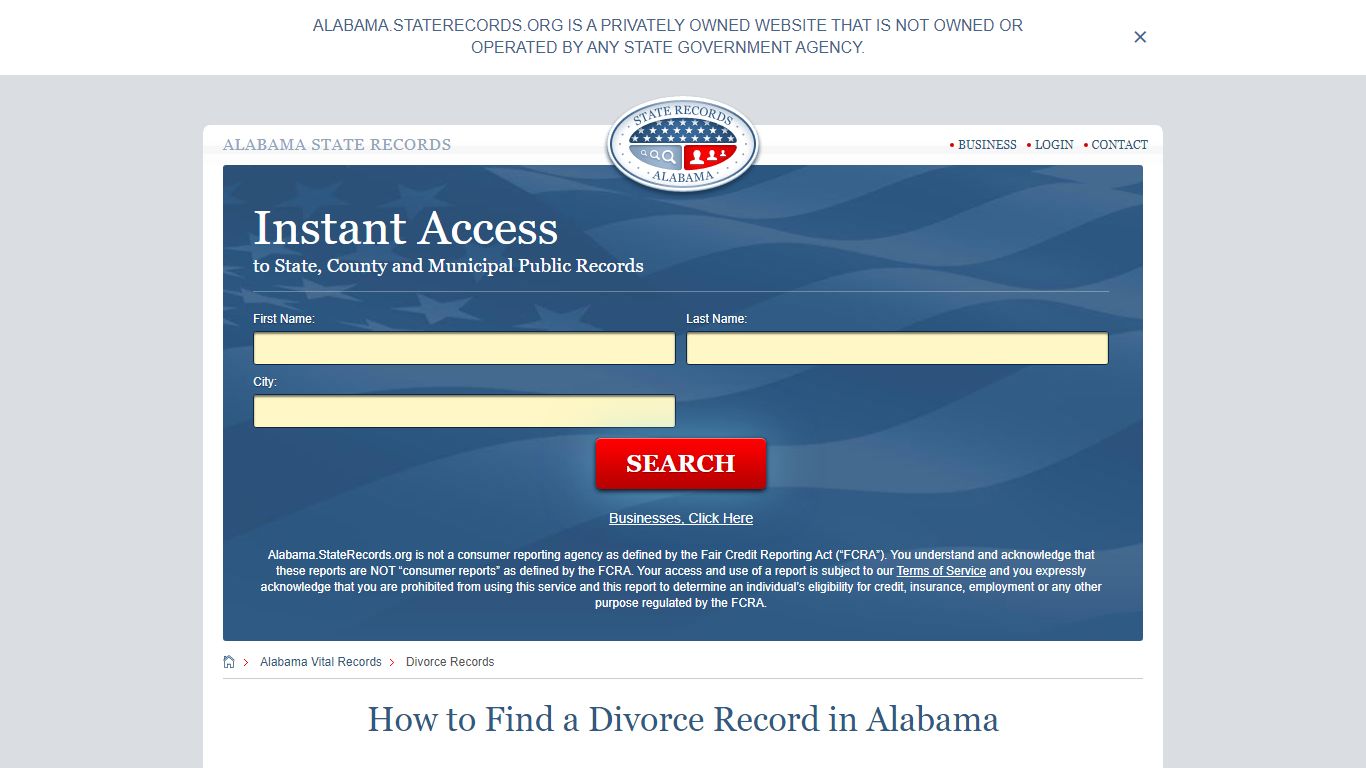 How to Find a Divorce Record in Alabama